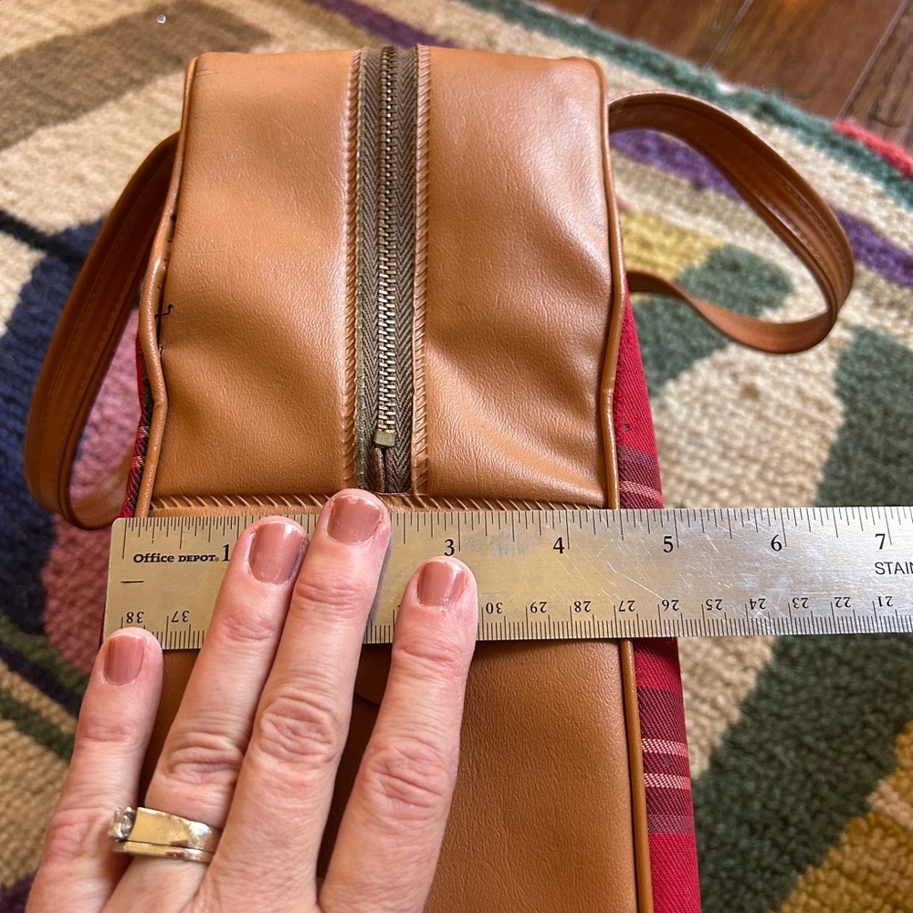 Thermos Red and Brown Plaid Bag - Picture 6 of 9